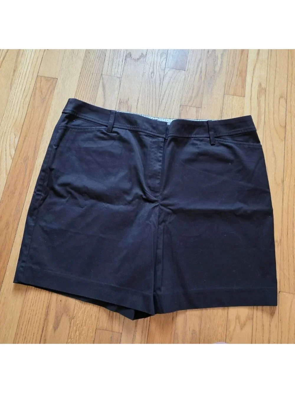 Talbots Womens Black Perfect Shorts 7